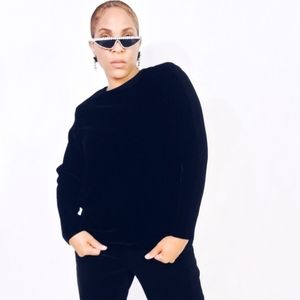 Vintage Velvet Blouse